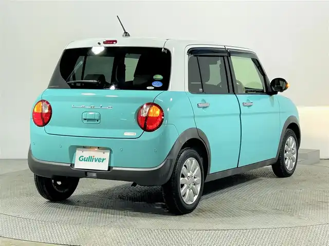 スズキ ラパン X 大阪府 2020(令2)年 2.2万km フレンチミントパールメタリック 純正8incナビTV 360カメラ シートヒーター 衝突軽減ブレーキ レーンアシスト オートハイビーム スマートキー プッシュスタート アイドリングストップ オートライト LEDヘッドライト ドライブレコーダー ETC