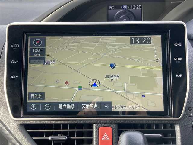 トヨタ ヴォクシー ZS 煌Ⅱ 静岡県 2019(令1)年 5万km ブラック Toyota Safety Sense/純正10インチナビ/　AM FM CD DVD Bluetooth USB SDREC HDMI/フルセグTV/ビルトインETC2.0/バックモニター/ドライブレコーダー/LEDオートヘッドライト/両側パワースライドドア/純正16インチアルミホイール/クルーズコントロール/革巻きステアリング/リアサンシェード/アイドリングストップ/純正12インチフリップダウンモニター