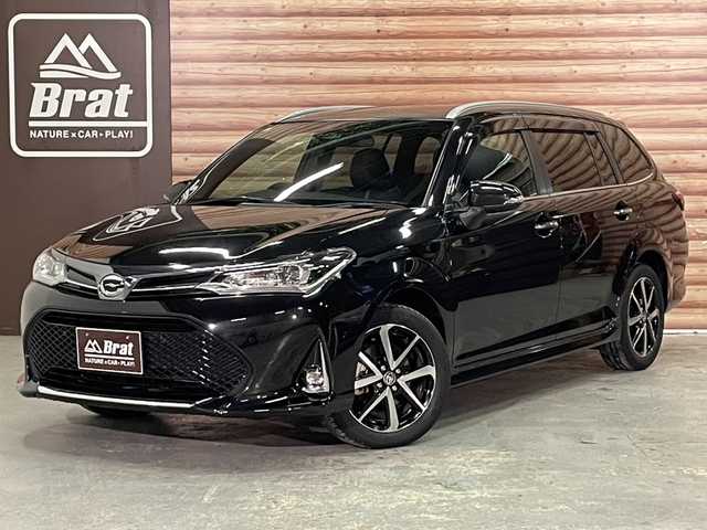 トヨタ カローラ フィールダー 1．5G ダブルバイビー 福島県 2019(令1)年 3.7万km ブラックマイカ 【AIS検査済み/2502044061】/ケンウッドSDナビ/バックカメラ/ビルドインETC/アイドリングストップ/ナノイー/スマートキー/プッシュスタート/LEDヘッドライト/LDA/AHB/ハーフレザーシート/クリアランスソナー/ルーフレール