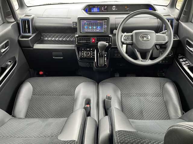 ダイハツ タント カスタム X スタイルセレクション 新潟県 2021(令3)年 3.8万km シャイニングホワイトパール 4WD/純正メモリナビ(NMZK-W71D)/CD/DVD/BT/フルセグテレビ/バックカメラ/衝突被害軽減ブレーキ/レーンキープアシスト/半革シート/ベンチシート/シートヒーター /両側パワースライドドア/コーナーセンサー/ステアリングスイッチ/スマートキー/プッシュスタート/LEDヘッドライト/オートライト/オートハイビーム/フォグランプ/純正14インチアルミホイール/純正14インチAW冬タイヤ車載