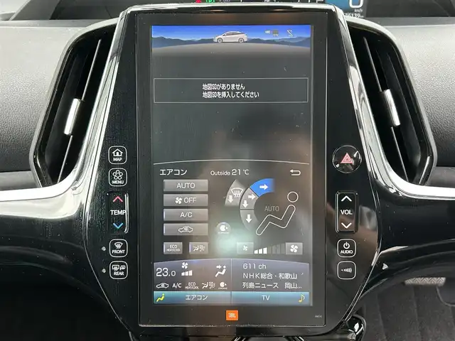 トヨタ プリウス A プレミアム　ツーリングセレ 和歌山県 2019(平31)年 2.7万km ホワイトパールクリスタルシャイン 純正メーカーナビ/フルセグTV/バックカメラ/JBLプレミアムサウンド/（BT/CD/DVD）/プリクラッシュセーフティー/ブラインドスポットモニター/ヘッドアップディスプレイ/レーダークルーズコントロール/レーンディパーチャーアラート/クリアランスソナー/横滑り防止機能/前方ドライブレコーダー/パワーシート/シートヒーター/シートエアベンチレーション/パーキングアシスト/LEDヘッドライト/フォグランプ/オートライト/オートマチックハイビーム
