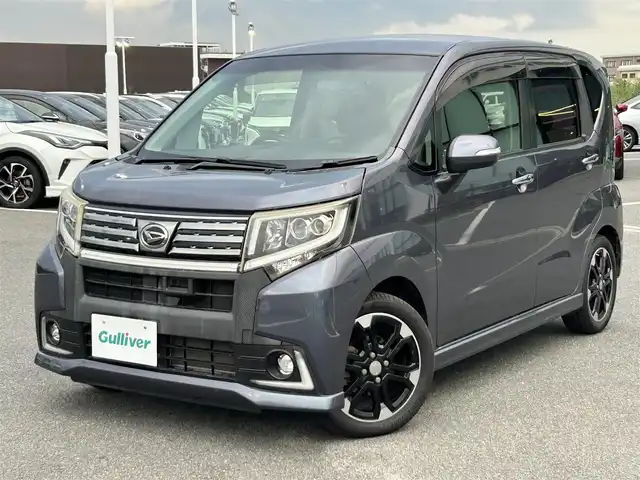 ダイハツ ムーヴ カスタム RS ハイパー SA 奈良県 2015(平27)年 4.8万km メテオライトグレーイリュージョナルP ワンオーナー/プッシュスタート/純正ナビ/取扱説明書/ＤＶＤ再生/フルセグテレビ/バックカメラ/Bluetooth/AUX/USB/ETC/スマートキー　/ウィンカーミラー/純正アルミホイール　/後方コーナーセンサー