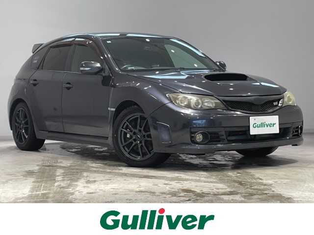 スバル インプレッサ ＷＲＸ STI A－Line 宮城県 2009(平21)年 10.7万km ダークグレーメタリック ターボ/大型ブレーキキャリパー/社外マフラー/社外ブーストメーター/社外ナビ/バックカメラ/フルセグTV/Bluetooth/CD/DVD/パワーシート/シートヒーター/クルーズコントロール/パドルシフト/スマートキー/プッシュスタートボタン