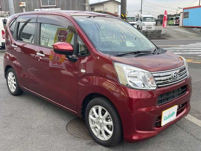 ダイハツ ムーヴ X SAⅢ 神奈川県 2017(平29)年 1.4万km ファイアークォーツレッドM ワンオーナー/フルセグテレビ/バックカメラ/ドアバイザー/プッシュスタート/ETC/アイドリングストップ/純正メモリナビ