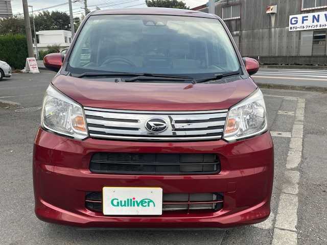 ダイハツ ムーヴ X SAⅢ 神奈川県 2017(平29)年 1.4万km ファイアークォーツレッドM ワンオーナー/フルセグテレビ/バックカメラ/ドアバイザー/プッシュスタート/ETC/アイドリングストップ/純正メモリナビ