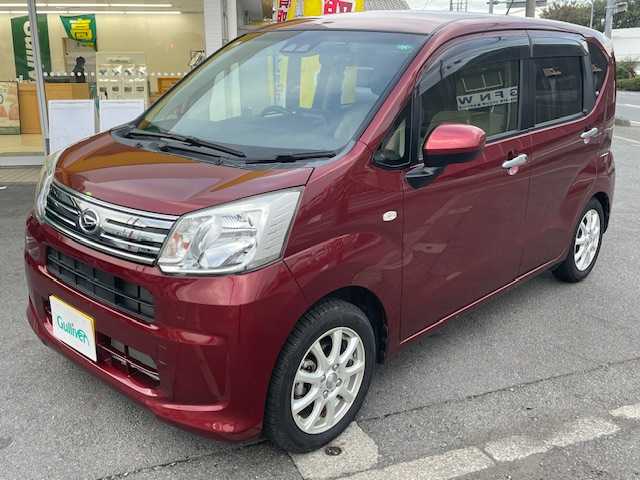 ダイハツ ムーヴ X SAⅢ 神奈川県 2017(平29)年 1.4万km ファイアークォーツレッドM ワンオーナー/フルセグテレビ/バックカメラ/ドアバイザー/プッシュスタート/ETC/アイドリングストップ/純正メモリナビ