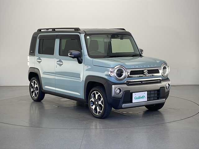 スズキ ハスラー Jスタイル 長野県 2021(令3)年 2.6万km オフブルーメタリック/ガンメタリック2トーンルーフ スズキセーフティサポート/・デュアルカメラブレーキサポート/・後退時ブレーキサポート/・誤発信抑制機能/・車線逸脱警報機能/・標識認識機能/・先行車発進お知らせ機能/純正9インチメモリナビ/DVD再生機能有/Bluetooth/フルセグテレビ/全方位カメラ/前後ドライブレコーダー/ETC/運転席・助手席シートヒーター/ルーフレール/ドアバイザー/純正フロアマット/純正15インチアルミホイール/スマートキー/プッシュスタート/LEDヘッドランプ/LEDフォグランプ/アイドリングストップ/パーキングアシスト/盗難防止装置