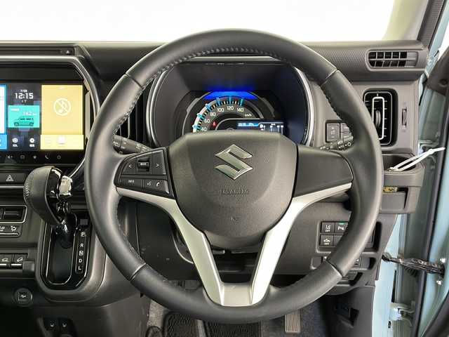 スズキ ハスラー Jスタイル 長野県 2021(令3)年 2.6万km オフブルーメタリック/ガンメタリック2トーンルーフ スズキセーフティサポート/・デュアルカメラブレーキサポート/・後退時ブレーキサポート/・誤発信抑制機能/・車線逸脱警報機能/・標識認識機能/・先行車発進お知らせ機能/純正9インチメモリナビ/DVD再生機能有/Bluetooth/フルセグテレビ/全方位カメラ/前後ドライブレコーダー/ETC/運転席・助手席シートヒーター/ルーフレール/ドアバイザー/純正フロアマット/純正15インチアルミホイール/スマートキー/プッシュスタート/LEDヘッドランプ/LEDフォグランプ/アイドリングストップ/パーキングアシスト/盗難防止装置