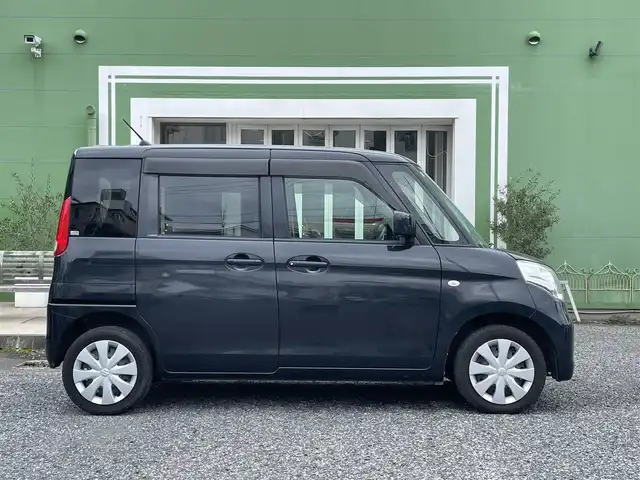 スズキ スペーシア G 埼玉県 2016(平28)年 3.7万km ブルーイッシュブラックパール3 運転席シートヒーター/プッシュスタート/スマートキー/ドアバイザー/走行３６８１８キロ/車検R9年9月まで/保証書付整備手帳/取扱説明書