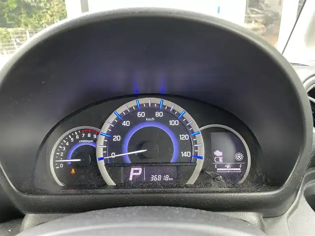 スズキ スペーシア G 埼玉県 2016(平28)年 3.7万km ブルーイッシュブラックパール3 運転席シートヒーター/プッシュスタート/スマートキー/ドアバイザー/走行３６８１８キロ/車検R9年9月まで/保証書付整備手帳/取扱説明書