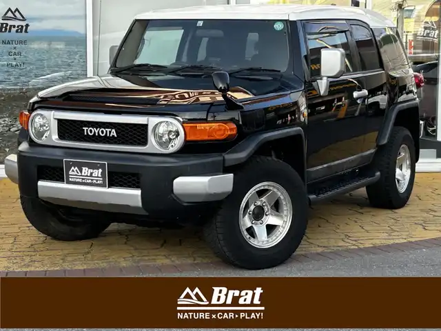 トヨタ ＦＪクルーザー オフロードパッケージ 道北・旭川 2011(平23)年 6.6万km ブラック/ホワイト オフロードパッケージ/リアデフロック/寒冷地仕様/社外LEDヘッドライト