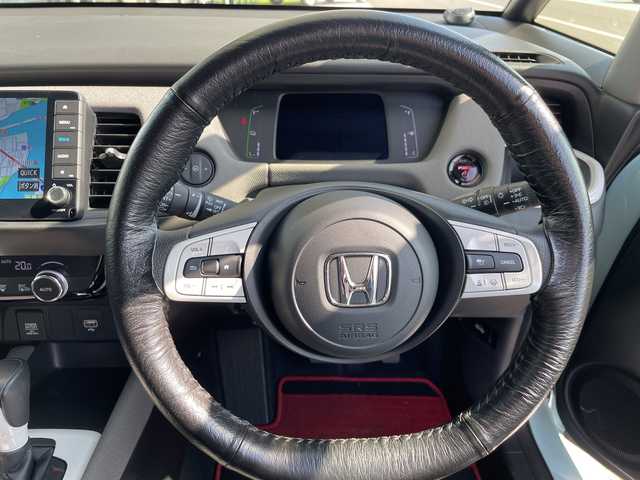 ホンダ フィット e:HEVクロスター 大阪府 2020(令2)年 4.1万km サーフブルー ホンダセンシング/純正9型ナビ/レーダークルーズコントロール/バックカメラ/コーナーセンサー/純正アルミホイール/ＥＴＣ/LEDヘッドライト/レーンキープアシスト/オートマチックハイビーム/ドライブレコーダー/衝突軽減システム/フルセグ/CD DVD/Bluetooth/ステアリングスイッチ/スマートキー/プッシュスタート