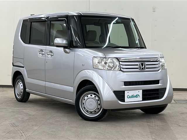 ホンダ Ｎ ＢＯＸ G 道央・札幌 2013(平25)年 4.7万km アラバスターシルバーメタリック /4WD//純正オーディオ//ETC//オートエアコン//スマートキー//スペアキー1本//プッシュスタート//横滑り防止装置//電動格納ミラー