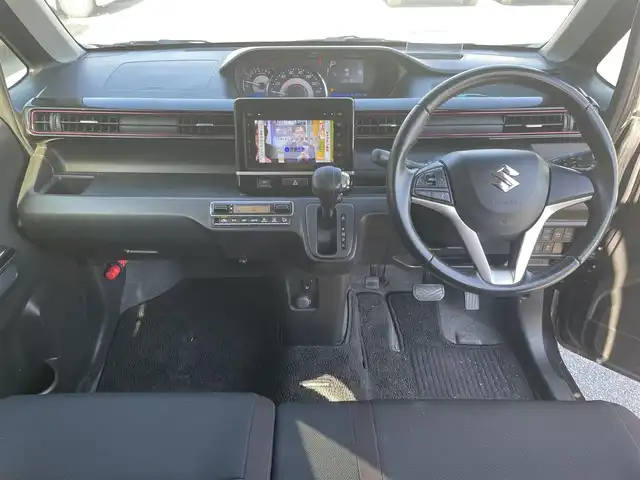 スズキ ワゴンＲ スティングレー HYBRID X 兵庫県 2017(平29)年 10.3万km ブルーイッシュブラックパール3 バックカメラ/メモリナビ/プッシュスタート