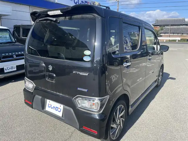 スズキ ワゴンＲ スティングレー HYBRID X 兵庫県 2017(平29)年 10.3万km ブルーイッシュブラックパール3 バックカメラ/メモリナビ/プッシュスタート