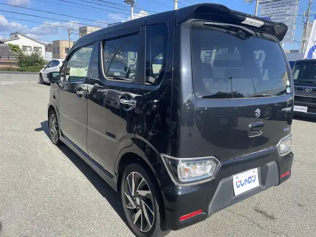 スズキ ワゴンＲ スティングレー HYBRID X 兵庫県 2017(平29)年 10.3万km ブルーイッシュブラックパール3 バックカメラ/メモリナビ/プッシュスタート