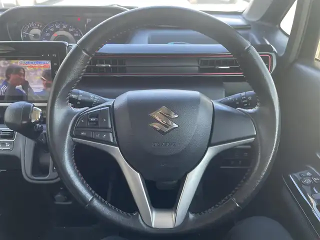 スズキ ワゴンＲ スティングレー HYBRID X 兵庫県 2017(平29)年 10.3万km ブルーイッシュブラックパール3 バックカメラ/メモリナビ/プッシュスタート