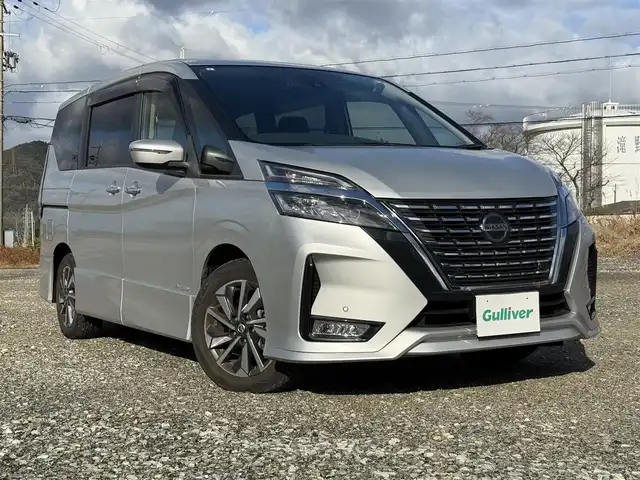 日産 セレナ ハイウェイスター V 兵庫県 2021(令3)年 2.3万km シルバー ワンオーナー/純正ナビ/フルセグTV/バックモニター/両側パワースライドドア/LEDヘッドライト/プロパイロット/オートハイビーム/電子パーキング/オートホールド/純正16インチアルミホイール/プッシュスタート＆スマートキー