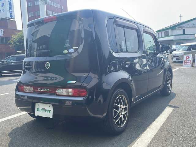 日産 キューブ 15X Mセレクション 京都府 2010(平22)年 11.5万km サファイアブラック 社外メモリナビ/スマートキー/社外15インチアルミ