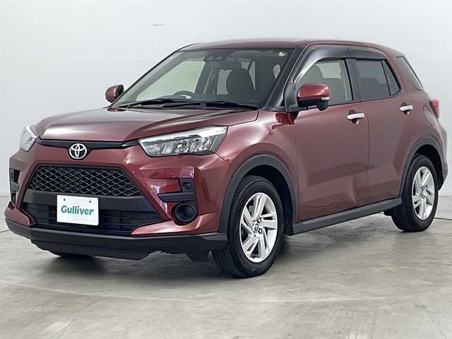 トヨタ ライズ G 道央・札幌 2019(令1)年 5.5万km ファイアークォーツレッドM ・4WD/・純正ナビ&CD&DVD&SD&BT/・スマートアシスト/・衝突回避支援ブレーキ機能/・衝突警報機能/・車線逸脱警報機能/・車線逸脱抑制制御機能/・ふらつき警報/・路側逸脱警報/・ブレーキ制御付誤発進抑制機能/・先行車発進お知らせ機能/・ブラインドスポットモニター/・ロードサインアシスト/・コーナーセンサー/・ステアリングスイッチ/・純正前方ドライブレコーダー/・前席シートヒーター/・ビルトインETC/・純正フロアマット/・電動格納ミラー/・ドアミラーヒーター/・プッシュスタート/・LEDヘッドライト/・オートライト/・スマートキー/・スペアキー/・保証書/・取扱説明書/・社外AWスタッドレスタイヤ積込