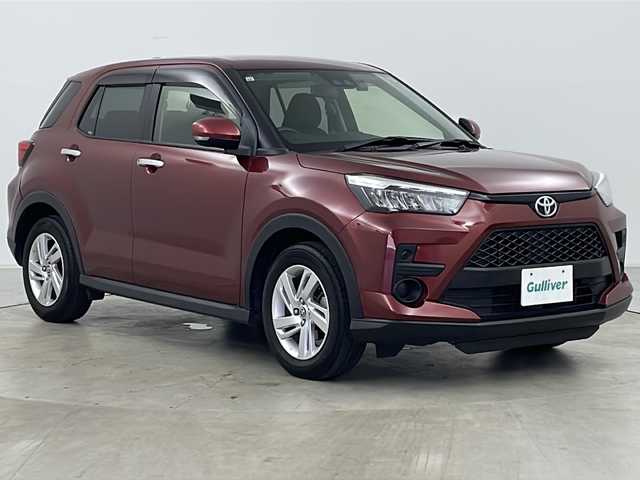 トヨタ ライズ G 道央・札幌 2019(令1)年 5.5万km ファイアークォーツレッドM ・4WD/・純正ナビ&CD&DVD&SD&BT/・スマートアシスト/・衝突回避支援ブレーキ機能/・衝突警報機能/・車線逸脱警報機能/・車線逸脱抑制制御機能/・ふらつき警報/・路側逸脱警報/・ブレーキ制御付誤発進抑制機能/・先行車発進お知らせ機能/・ブラインドスポットモニター/・ロードサインアシスト/・コーナーセンサー/・ステアリングスイッチ/・純正前方ドライブレコーダー/・前席シートヒーター/・ビルトインETC/・純正フロアマット/・電動格納ミラー/・ドアミラーヒーター/・プッシュスタート/・LEDヘッドライト/・オートライト/・スマートキー/・スペアキー/・保証書/・取扱説明書/・社外AWスタッドレスタイヤ積込