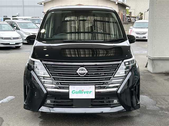 日産 セレナ e－パワー ハイウェイスター V 愛媛県 2024(令6)年 1.7万km ダイヤモンドブラック ワンオーナー/純正12.3インチナビ/フルセグTV/Bluetooth/AppleCarPlay/HDMI/プロパイロット/インテリジェントエマージェンシーブレーキ/フリップダウンモニター/両側パワースイライドドア/ハンズフリーパワースライド/純正前後ドライブレコーダー/ブラインドスポットモニター/デジタルインナーミラー/ビルトインETC2.0/置くだけ充電/スペアキーx1/保証書/取扱説明書