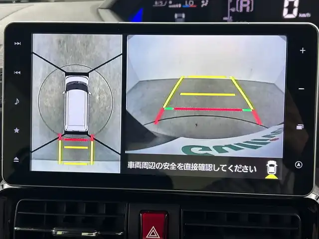 ダイハツ タント カスタム RS 三重県 2019(令1)年 3.2万km レーザーブルークリスタルシャイン 禁煙車/社外SDナビ/CD/DVD/SD/BT/フルセグTV/全方位カメラ/衝突被害軽減ブレーキ/両側パワースライドドア/コーナーセンサー/シートヒーター/LEDヘッドライト/ステアリングスイッチ/ドライブレコーダー（前方）/スマートキー