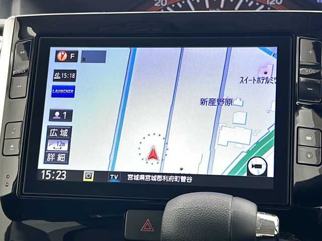 ダイハツ タント X ターボ SAⅡ 宮城県 2016(平28)年 4.6万km ブラックマイカメタリック ワンオーナー/純正ナビ：NSZN-X67D/TV/CD/DVD/AM/FM/Bluetooth/ドライブレコーダー/バックカメラ/ターボ/衝突被害軽減システム/横滑り防止装置/オートライト/社外16インチAW/スペアキー×1/ETC/片側パワースライドドア/純正前方ドライブレコーダー:DRN-H66N/純正フロアマット/ヘッドライトレベライザー/電動格納ミラー/ドアバイザー/キーレスエントリー/保証書/取扱説明書