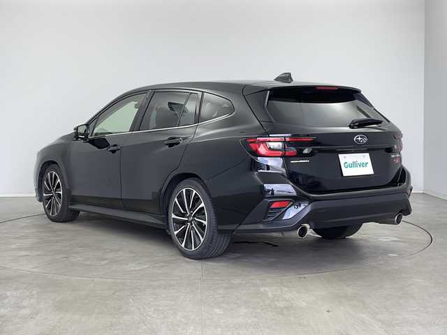 スバル レヴォーグ 1．8STIスポーツ EX 新潟県 2023(令5)年 3.5万km クリスタルブラックシリカ 純正メーカーOPナビ/　・バック/フロント/サイドカメラ/　・フルセグTV/　・Bluetooth/ETC/ドライブレコーダー/電動リアゲート/レザーシート/シートヒーター/パワーシート/メモリシート/オートライト/オートハイビーム/LEDヘッドライト/純正アルミホイール/コーナーセンサー/革巻きステアリング/ステアリングスイッチ/パドルシフト