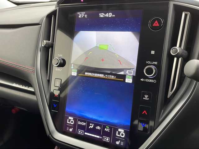 スバル レヴォーグ 1．8STIスポーツ EX 新潟県 2023(令5)年 3.5万km クリスタルブラックシリカ 純正メーカーOPナビ/　・バック/フロント/サイドカメラ/　・フルセグTV/　・Bluetooth/ETC/ドライブレコーダー/電動リアゲート/レザーシート/シートヒーター/パワーシート/メモリシート/オートライト/オートハイビーム/LEDヘッドライト/純正アルミホイール/コーナーセンサー/革巻きステアリング/ステアリングスイッチ/パドルシフト
