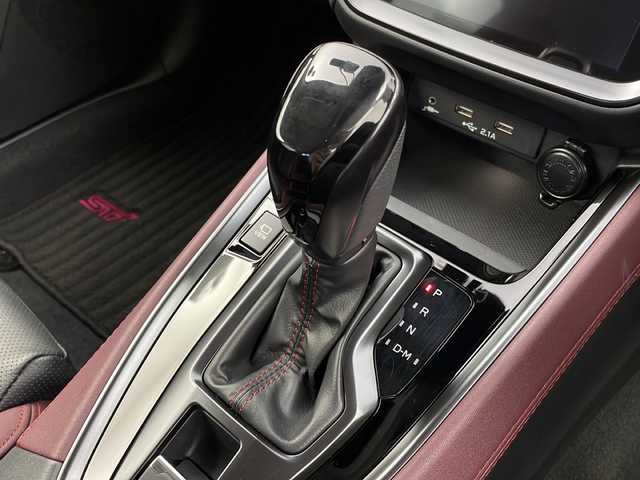 スバル レヴォーグ 1．8STIスポーツ EX 新潟県 2023(令5)年 3.5万km クリスタルブラックシリカ 純正メーカーOPナビ/　・バック/フロント/サイドカメラ/　・フルセグTV/　・Bluetooth/ETC/ドライブレコーダー/電動リアゲート/レザーシート/シートヒーター/パワーシート/メモリシート/オートライト/オートハイビーム/LEDヘッドライト/純正アルミホイール/コーナーセンサー/革巻きステアリング/ステアリングスイッチ/パドルシフト
