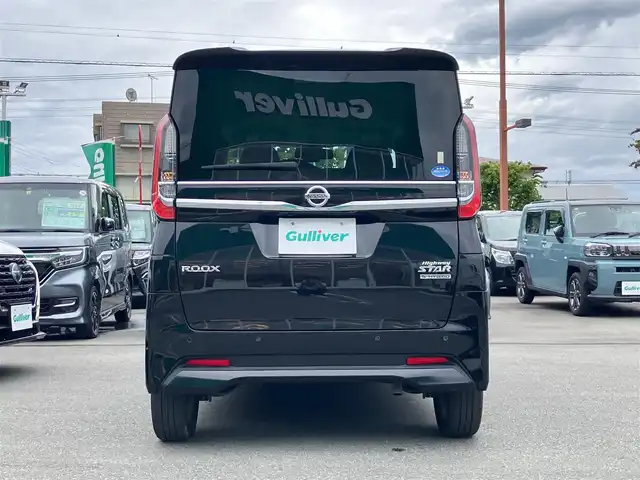 日産 ルークス HWS Gターボ プロパイロットED 静岡県 2021(令3)年 1.8万km ブラック エンジンスタートボタン/パワーステアリング/パワーウィンドウ/アイドリングストップ/スマートキー/オートエアコン/クルーズコントロール/全方位カメラ/純正ナビ（CD.DVD）/ベンチシート/両側パワースライドドア/純正アルミホイール/ABS/横滑り防止装置/コーナーセンサー前後/オートライト/LEDライト/W+サイドエアバック/衝突軽減システム
