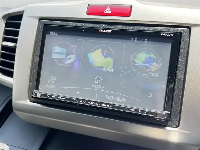 ホンダ フリード スパイク ハイブリット ジャストセレクション 愛知県 2014(平26)年 3.5万km モダンスティールM ワンオーナー/社外SDナビ/【フルセグ/CD/DVD/Bluetooth】/バックカメラ/クルーズコントロール/片側パワースライドドア/横滑り防止装置/オートライト/純正フロアマット/キーレス/保証書/取扱説明書