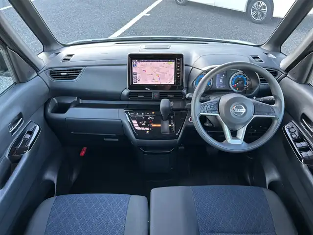 日産 ルークス ハイウェイスター X 千葉県 2023(令5)年 0.6万km アッシュブラウン/ソーダブルー 純正9インチナビ/(BT フルセグTV AM FM)/全方位カメラ/衝突被害軽減システム/ハンズフリーパワースライドドア/横滑り防止装置/ETC/ドライブレコーダー/アイドリングストップ/LEDヘッドライト/フォグランプ/オートライト/ウィンカーミラー/電動格納ミラー/純正14インチAW/プッシュスタート/スマートキー/フロアマット/ドアバイザー