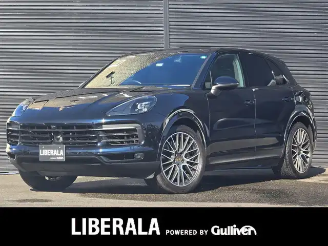 ポルシェ カイエン S 山梨県 2019(平31)年 2.8万km 紺 スポクロ　/黒革　/ＰＤＬＳ　/ＰＡＳＭ　/スパイダー２１ＡＷ　/4ZクライメントC　/ＰＣＭナビ　/ＡＣＣ　/ＢＳＡ　/ＬＫＡ　/Ｐシート　/シートＨ　/３６０カメラ/カープレイ　/前後ドラレコ　/Aハイビーム　/Pバックドア