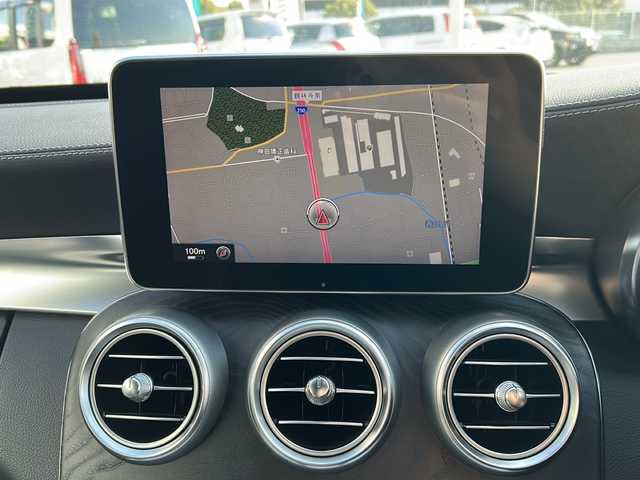 メルセデス・ベンツ Ｃ１８０ ワゴン スポーツ 兵庫県 2014(平26)年 2.8万km 黒 取扱説明書/保証書/純正ディーラーOPナビ（フルセグ/Bluetooth/SD/DISC/AM/FM）/プッシュスタート/パドルシフト/アイドリングストップ/スマートキー×２/ETC/ドライブレコーダー/ASSURAレーダー/バックカメラ/パワーシート/シートメモリー/シートヒーター/純正フロアマット/純正アルミホイール/ルーフレール/パワーバックドア/アンビエントライト/ステアリングアシスト/レーンディパーチャーウォーニング/パークトロニック/インテリジェントライトシステム/クルーズコントロール/プリセーフブレーキ/ブラインドスポットアシスト/アテンションアシスト/HUD