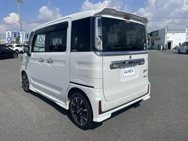 スズキ スペーシア カスタム HYBRID XS ターボ 大阪府 2018(平30)年 6.1万km パール (株)IDOMが運営する【じしゃロン堺店】の自社ローン専用車両になります。/こちらは現金またはオートローンご利用時の価格です。自社ローンご希望の方は別途その旨お申付け下さい