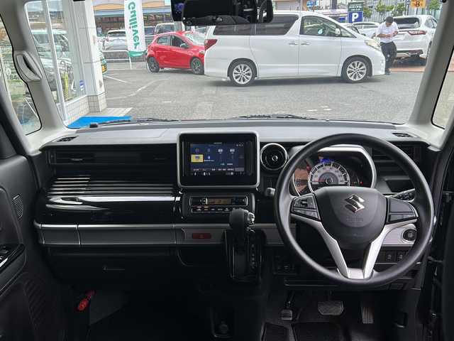 スズキ スペーシア カスタム HYBRID GS 大阪府 2018(平30)年 5万km ブルーイッシュブラックパール3 ワンオーナー/社外ナビ/フルセグ/ETC/AM/FM/Bluethooth/片側パワースライドドア/バックカメラ/D席シートヒーター/ドライブレコーダー/レーンアシスト/横滑り防止装置/衝突軽減システム/プッシュスタート/ウインカーミラー/電動格納ミラー/ドアバイザー