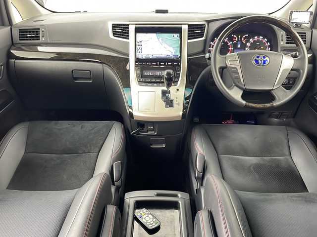 トヨタ ヴェルファイア 2．4Z ゴールデンアイズ 道央・札幌 2012(平24)年 7.4万km ブラック ・4WD/・寒冷地仕様/・アルパインナビ（TV＆CD＆DVD＆BT＆HDMI）/・アルパインフリップダウンモニター/・ミラー型ドライブレコーダー/・社外レーダー/・ステアリングスイッチ/・クルーズコントロール/・両側パワースライドドア/・パワーバックドア/・ドアミラーヒーター/・オートライト/・LEDヘッドライト/・LEDフォグランプ