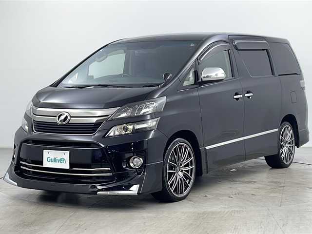 トヨタ ヴェルファイア 2．4Z ゴールデンアイズ 道央・札幌 2012(平24)年 7.4万km ブラック ・4WD/・寒冷地仕様/・アルパインナビ（TV＆CD＆DVD＆BT＆HDMI）/・アルパインフリップダウンモニター/・ミラー型ドライブレコーダー/・社外レーダー/・ステアリングスイッチ/・クルーズコントロール/・両側パワースライドドア/・パワーバックドア/・ドアミラーヒーター/・オートライト/・LEDヘッドライト/・LEDフォグランプ