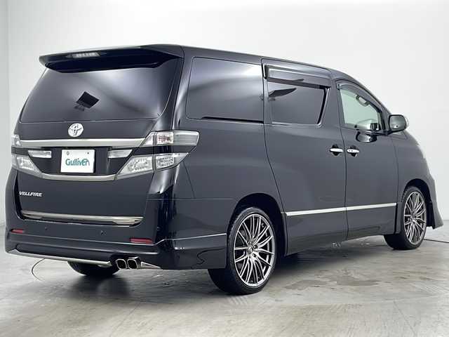 トヨタ ヴェルファイア 2．4Z ゴールデンアイズ 道央・札幌 2012(平24)年 7.4万km ブラック ・4WD/・寒冷地仕様/・アルパインナビ（TV＆CD＆DVD＆BT＆HDMI）/・アルパインフリップダウンモニター/・ミラー型ドライブレコーダー/・社外レーダー/・ステアリングスイッチ/・クルーズコントロール/・両側パワースライドドア/・パワーバックドア/・ドアミラーヒーター/・オートライト/・LEDヘッドライト/・LEDフォグランプ