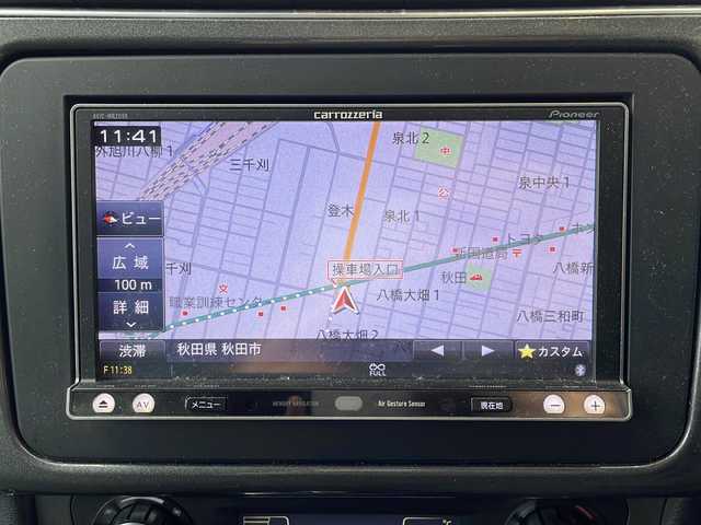 フォルクスワーゲン ポロ TSIハイライン 秋田県 2014(平26)年 7.5万km リフレックスシルバーメタリック 社外メモリーナビ　AVIC-MRZ099/DTV/CD/DVD/SD/Bluetooth/社外ETC/リモコンキー/純正アルミ