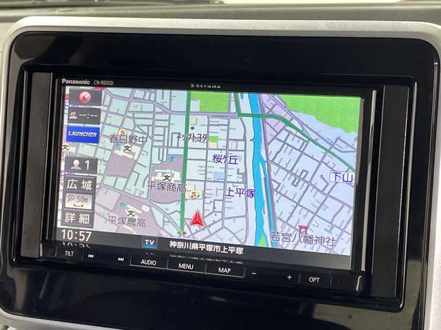 スズキ スペーシア ギア 神奈川県 2019(平31)年 3.9万km オフブルーメタリック/ガンメタリック2トーンルーフ 社外SDナビゲーション【CN-TW9880】/AM FM フルセグ Bluetooth iPod CD DVD/バックカメラ/両側パワースライドドア/スズキセーフティサポート/クルーズコントロール/シートヒーター/ETC/ドライブレコーダー/フロアマット/ステアリングスイッチ/スマートキー/スペアキー/LEDヘッドライト/オートライト/オートマチックハイビーム/純正14インチアルミホイル/ルーフレール/ドアバイザー/レーントレーシングアラート/クリアランスソナー