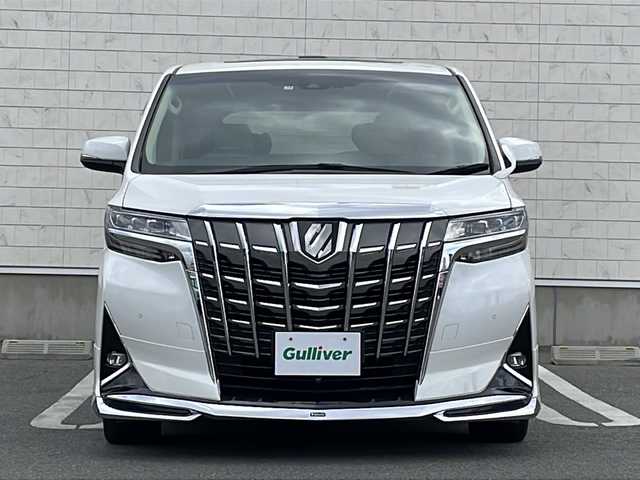 トヨタ アルファード GF 山形県 2019(令1)年 5.5万km ホワイトパールクリスタルシャイン サンルーフ/ベージュレザーシート/Toyota Safety Sense/・プリクラッシュセーフティ/・レーントレーシングアシスト/・レーダークルーズコントロール/・パーキングサポートブレーキ/・発進遅れ告知機能/・オートマチックハイビーム/ブラインドスポットモニター/デジタルインナーミラー/Tコネクト10インチナビ/CD.DVD.BT.SD.USB.HDMI/バックカメラ/フルセグ/ETC2.0/純正フリップダウンモニター/両側パワースライドドア/パワーシート/シートヒーター/エアシート/ステアリングヒーター/パワーバックドア/純正ドライブレコーダー/電動パーキングブレーキ/オートホールド/ウッドコンビステアリング