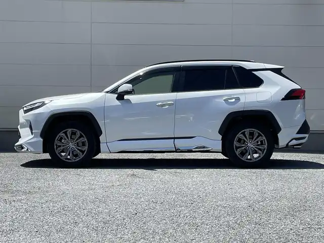 トヨタ ＲＡＶ４ ハイブリッドG 茨城県 2024(令6)年 1.1万km プラチナホワイトパールマイカ ディスプレイオーディオ/全方位カメラ/フルセグＴＶ/Ｂｌｕｅｔｏｏｔｈ/シートヒーター/ＥＴＣ/ドライブレコーダー/４ＷＤ/スマートキー/ハンドルヒーター/パワーシート/パワーリヤゲート/デジタルインナーミラー/衝突軽減システム/モデリスタエアロ/カーテンエアバック/オートマチックハイビーム/寒冷地仕様/LEDリヤフォグ/置くだけ充電/