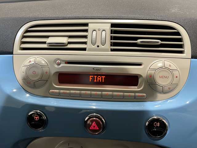 フィアット ５００ スーパーポップ トポ 新潟県 2015(平27)年 6万km ブルーヴォラーレ ハイドローリックブレーキアシスト/アンチロック　ブレーキシステム/エレクトロニック　ブレーキフォース　ディストリビューター/トラクションコントロールシステム/ビークルダイナミクスコントロール/ＦＩＡＴオリジナルＦＭ＋ＡＭ電子チューナー付ＣＤ／ＭＰ３プレーヤー/ETC/純正フロアマット/純正14インチアルミホイール