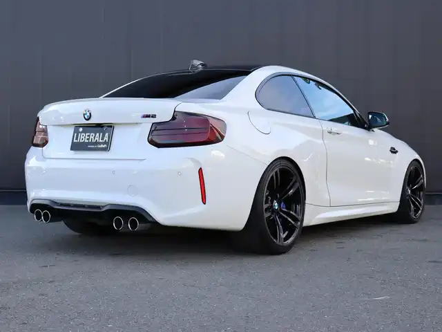 ＢＭＷ Ｍ２ 静岡県 2018(平30)年 2万km アルピンホワイトⅢ Fスポイラー /H&Rサス /ルーフラッピング /ブラックグリル /ハーマンカードン /革シートシートヒーター /ACC　LKA /純正ナビ Bカメラ /社外TV /パドルシフト /ドラレコ /スマートキーX2