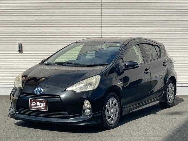トヨタ アクア G 岩手県 2013(平25)年 13.6万km ブラックマイカ ドアバイザー/スマートキー/ETC/バックカメラ/ドラレコ/シートヒーター/電動格納ミラー/LEDヘッドライト