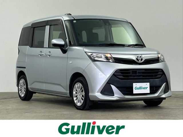トヨタ タンク X S 千葉県 2018(平30)年 3.7万km ブライトシルバーM 禁煙車/トヨタセーフティセンス/片側パワースライドドア/社外７インチメモリナビ/・型番：CN-RE07WD/・CD/DVD/Bluetooth/フルセグTV/・ETC/DNシートヒーター/純正フロアマット/純正ホイールキャップ/オートライト/・オートマチックハイビーム/・ハロゲンヘッドライト/スマートキー&プッシュスタート