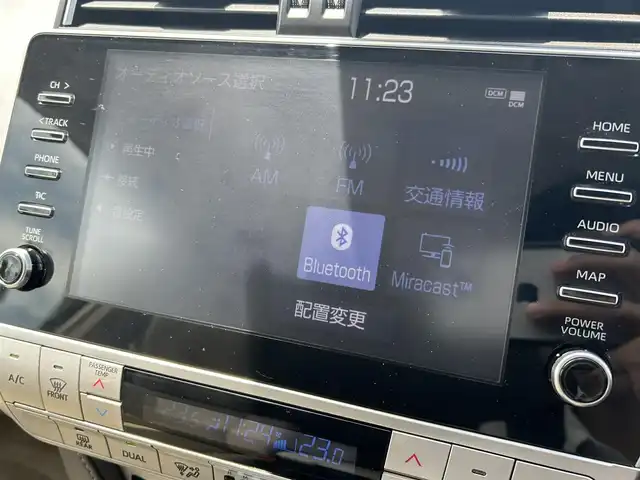 トヨタ ランドクルーザー プラド TX Lパッケージ マットブラED 福岡県 2023(令5)年 2.7万km ホワイトパールクリスタルシャイン １オーナー/７人/サンルーフ/純正ナビ/全方位カメラ/ルーフレール/レザーシート/前席パワーシート/シートヒーター/エアーシート/ＥＴＣ２．０/ＭＴモード/ＢＳＭ/ＵＳＢ/取説/保証書